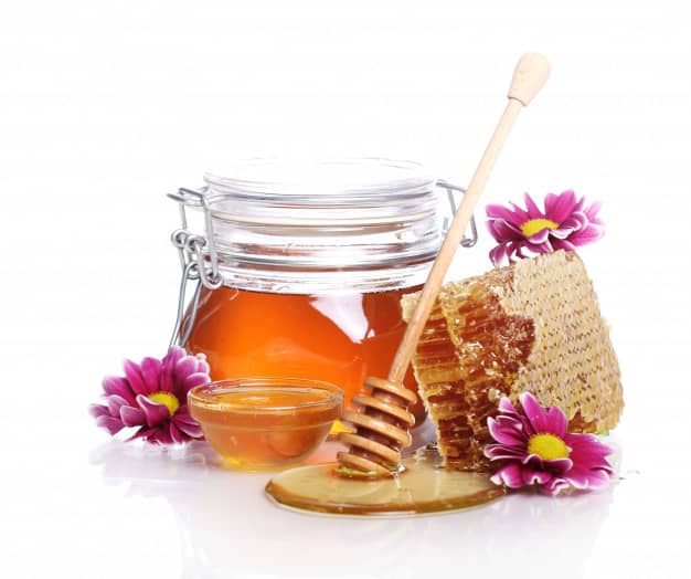 عسل درمان خانگی تیخال