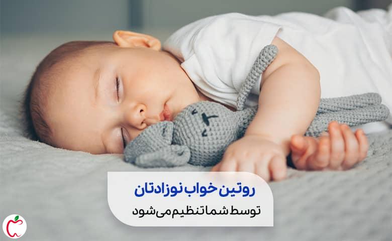 نوزادی در خواب بعد از برطرف شدن علت بی خوابی نوزاد| سیوطب