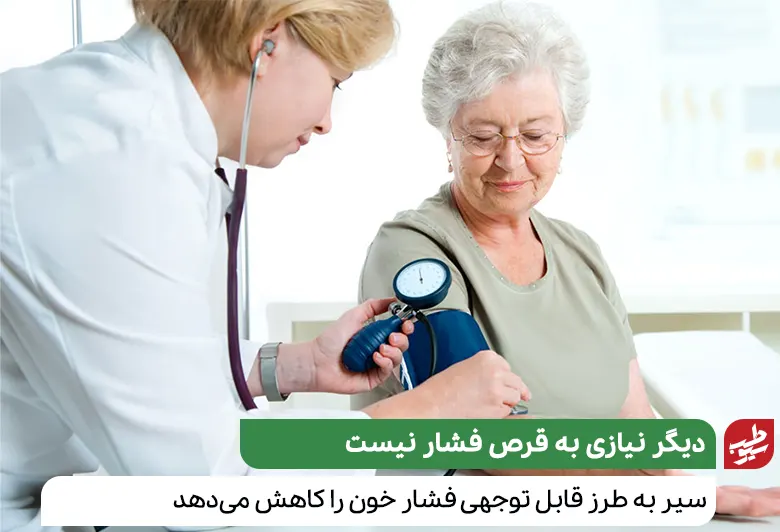 شخصی که برای کنترل فشار خون و بررسی خواص سیر به پزشک مراجعه کرده است|سیوطب