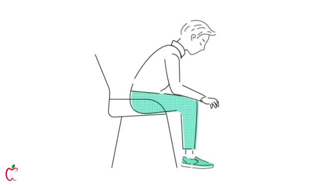 نشستن در جلوی صندلی برای درمان تنگی نفس در خانه - سیوطب
