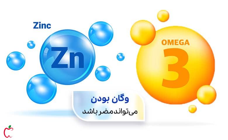  Zinc & Omega 3 که ممکن است افراد وگان کمبود آن ها را داشته باشند|سیوطب