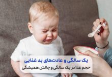 کودکی که از خوردن غذا ممانعت می‌کند|سیوطب