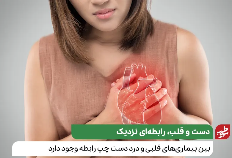 پژوهش‌ها رابطه بین بیماری های قلبی و درد دست چپ را تایید کرده اند|سیوطب