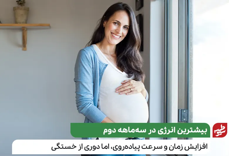 پیاده روی بارداری در سه ماهه دوم می‌تواند سریع‌تر باشد|سیوطب