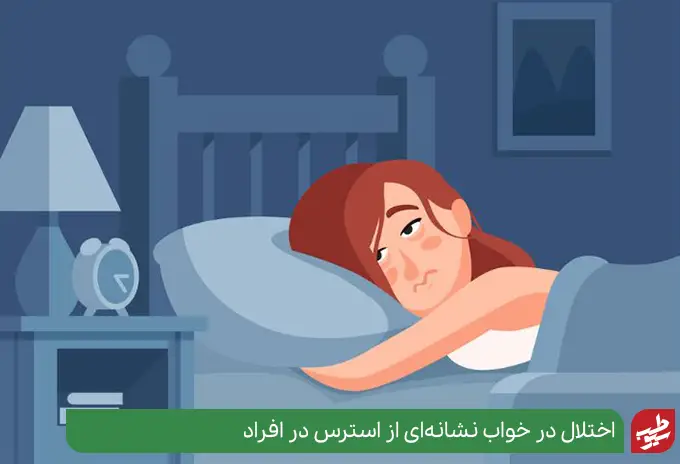 اختلال در خواب علتی برای استرس|سیوطب