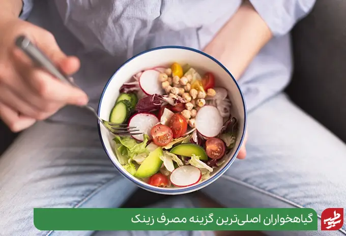 بهترین زمان مصرف قرص زینک برای افراد گیاهخوار و تصویری از غذاهایی گیاهی و بدون گوشت|سیوطب