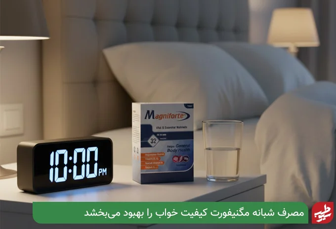 بهترین زمان مصرف قرص مگنیفورت| سیو طب