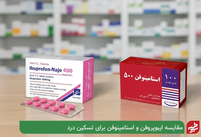 ایبوپروفن بهتر است یا استامینوفن| سیو طب